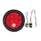 Peterson Lamp, Led S/T/T, Lumenx 4 In. Round Combo Stop, Turn, Tail And, Grommet Mount Kit, Poly Pack 882K-7 - alternate 4